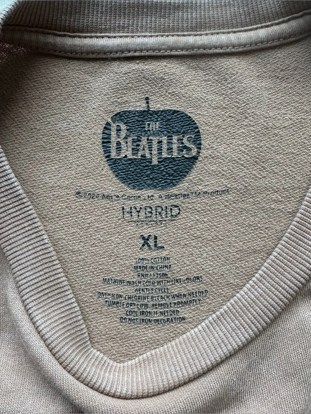 The Beatles Let It Be Sweatshirt Mens XL, Vintage Wash, Graphic 2024 100% Cotton